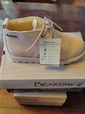 BearPaw Women's Ankle Booties in Light Pink